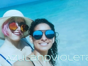 Azulandvioleta